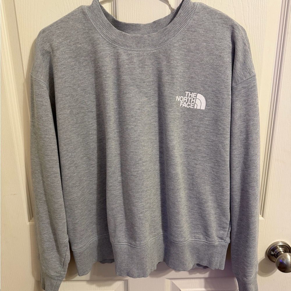 The North Face Light Gray Crewneck Sweatshirt